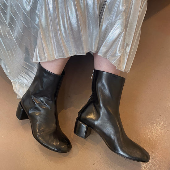 Officine Creative Flore Mid Heel Boot (black)