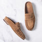 Officine Creative "Solitude" Loafer/Mule (tobacco suede)