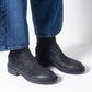 Pantanetti Mid Heel Boot (black distressed suede)