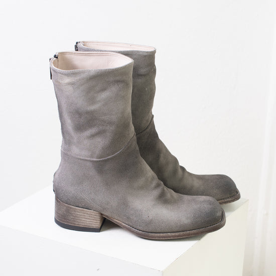 Pantanetti Elephant Grey Mid Calf Boot