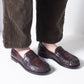 Pantanetti Ruched Loafer (burnished brown)