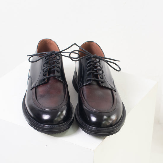 Pantanetti Derby Shoe (black & brown)