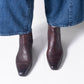 Pantanetti Mod Ankle boot (raisin embossed leather)