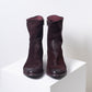 Pantanetti Simple Western Boot (raisin  distressed suede)