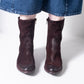 Pantanetti Simple Western Boot (raisin  distressed suede)