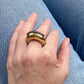 Rosa Maria Brendon 3 Bronze Ring w/Black diamonds
