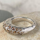Rosa Maria Brenny Silver & Brown Diamond Ring