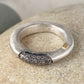 Rosa Maria Sapho Silver Ring w/ icy grey Diamonds