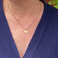 Rosa Maria "Win" 12k Yellow Gold Pendant w/Diamonds Necklace