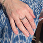 Rosa Maria "Sei 4" Bronze Ring with Cognac Diamonds