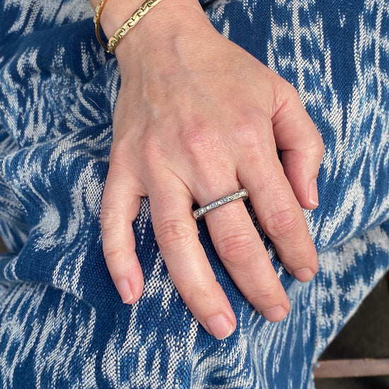 Rosa Maria Shiba1 W/Icy Grey Diamonds