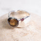Rosa Maria Addison Sterling Silver Ring w/Honey Quartz