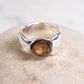 Rosa Maria Addison Sterling Silver Ring w/Honey Quartz