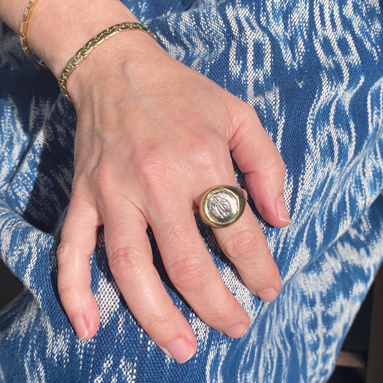 Rosa Maria "Aloan 2" Bronze & Silver Ring