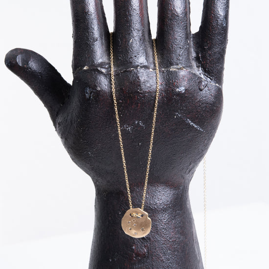 Rosa Maria 12k Gold and Cognac Diamond Necklace