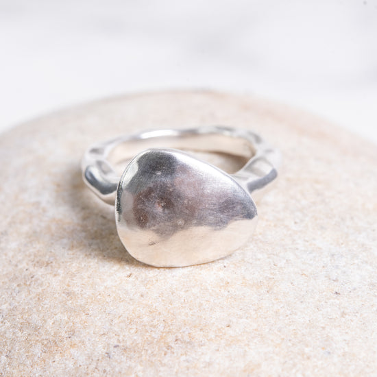 Rosa Maria "Blue" Sterling Silver Ring