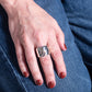 Rosa Maria Cora Silver & Brown Diamond Ring