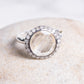 Rosa Maria "Julia 3" Sterling Silver, Rutilated Quartz & Diamond Ring