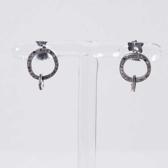 Rosa Maria Bo Unity Silver & Diamond Post Earrings