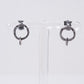 Rosa Maria Bo Unity Silver & Diamond Post Earrings