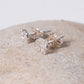 Rosa Maria Bo Shargan Silver & Diamond Stud Earrings