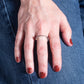 Rosa Maria "Poster" Silver & Cognac Diamonds Ring