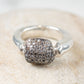Rosa Maria "Soho" Silver and Icy Grey Diamond Ring