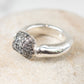 Rosa Maria "Soho" Silver and Icy Grey Diamond Ring