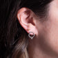 Rosa Maria Bo Unity Silver & Diamond Post Earrings