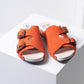 Rosa Mosa "Lang" Slide Sandal (orange nubuck)