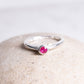 Rosa Maria Ruby Pesta Sterling Silver Ring