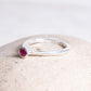 Rosa Maria Ruby Pesta Sterling Silver Ring