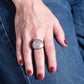 Rosa Maria Fidji Silver & Coganc Diamond Ring