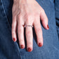 Rosa Maria Briza Silver & Ruby Ring