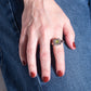 Rosa Maria "Leslie" Silver, Peridot & Cognac Diamond Ring