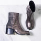 Sam Reychler "Bomber Boot" (crackled gun metal)