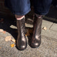 Sam Reychler "Bomber Boot" (crackled gun metal)