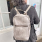 Shoto "Bath" Leather Backpack (washed stone grey)