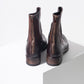Shoto Sleek Mid Calf Boot (Burnished Chocolate)