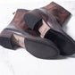 Shoto Sleek Mid Calf Boot (Burnished Chocolate)