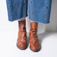 Shoto Mid Heel Boot (cognac)