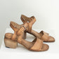 Shoto Mid Heel Sandal (cigar brown)