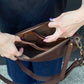 Shoto Lea Shoulder Bag  (medium brown)