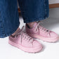 Shoto Leather Low Top Sneaker (dusty rose)