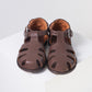 Giulia Taddeucchi Fisherman Sandal (chocolate brown)