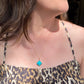 Variance Objects Turquoise & 14k Gold Necklace