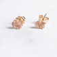 Variance Small Handcut Andalusite & 14k Gold Stud Earrings