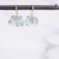Variance Objects Medium Aquamarine & 14k Gold Hook Earrings