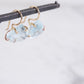 Variance Objects Medium Aquamarine & 14k Gold Hook Earrings