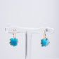 Variance Objects Arizona Turquoise 14k Gold Hook Earrings